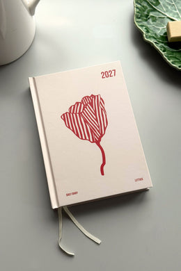 Lettuce - Daily Diary 2027, Red Bloom