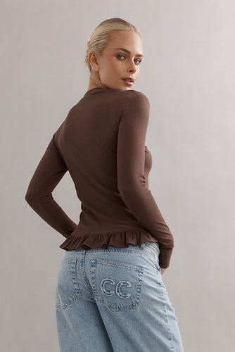 Caitlin Crisp - Tutu Long Sleeve, Espresso
