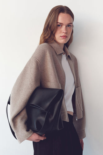 Assembly Label - Dallas Wool Jacket, Pebble