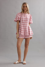 Caitlin Crisp - Sofia Blouse, Berry Plaid
