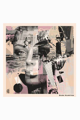 Dark Hampton -  DH x Joel Hart The Form Large Silk Scarf, Pink Multi