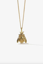 Meadowlark - Bee Charm Necklace, Gold Plated