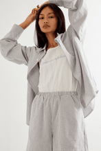 Commonplace - Beech Cottage Shirt, Black White Stripe