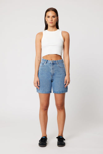 Abrand - Carrie Short, Naomi Mid Vintage Blue