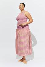 Ruby - Anastasia Tank, Pink Yellow Tartan