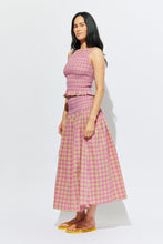 Ruby - Anastasia Tank, Pink Yellow Tartan