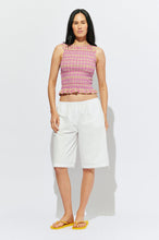 Ruby - Anastasia Tank, Pink Yellow Tartan