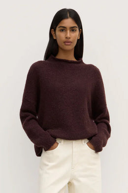 Assembly Label - Apolline Knit, Burgundy