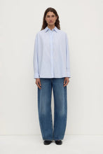 Assembly Label - Avoca Stripe Long Sleeve Shirt, Blue/White Stripe