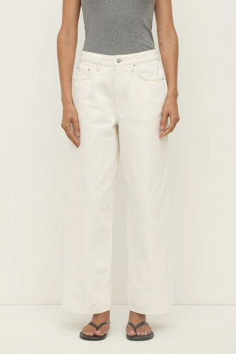 Assembly Label - Womens Boyfriend Jean, Vintage White