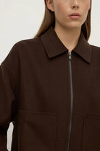 Assembly Label - Dallas Wool Jacket, Choc