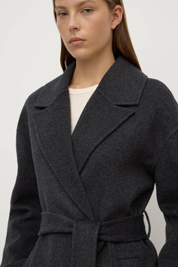 Assembly Label - Ivy Wool Coat, Charcoal Marle