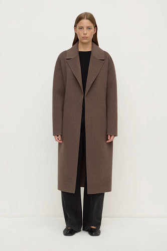 Assembly Label - Ivy Wool Coat, Cocoa Marle