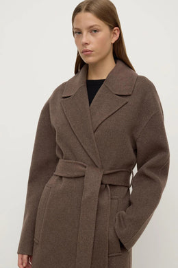 Assembly Label - Ivy Wool Coat, Cocoa Marle