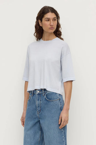Assembly Label - Kensy Cotton Cashmere Tee, Powder Blue