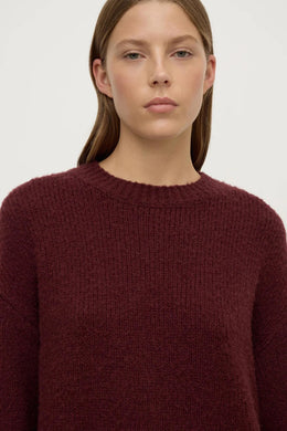 Assembly Label - Ariel Knit, Merlot