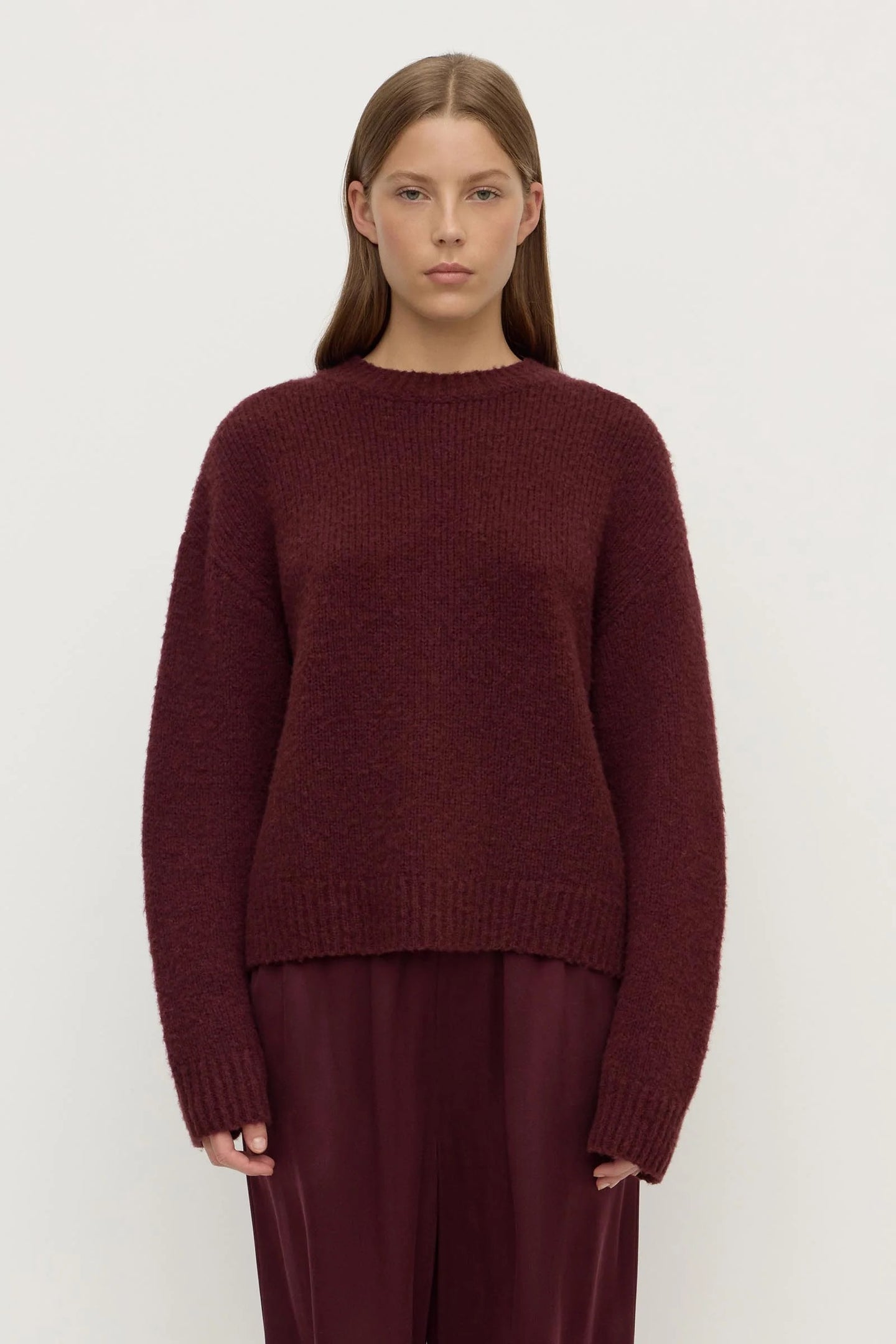 Assembly Label - Ariel Knit, Merlot