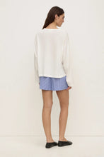 Assembly Label - Ava Stripe Poplin Short, Navy Stripe
