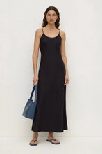 Assembly Label - Colette Linen Slip Dress, Black