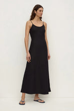 Assembly Label - Colette Linen Slip Dress, Black