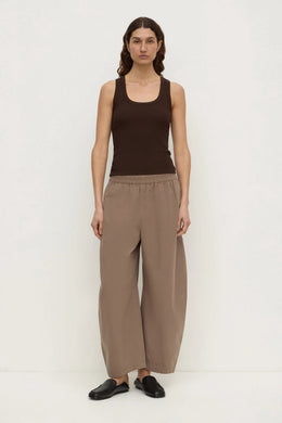 Assembly Label - Elaine Washed Cotton Pant, Dark Sand