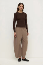 Assembly Label - Elaine Washed Cotton Pant, Dark Sand