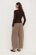 Assembly Label - Elaine Washed Cotton Pant, Dark Sand
