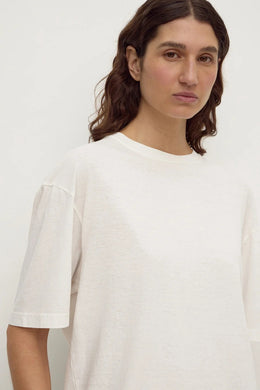 Assembly Label - Kira Cotton Hemp Tee, Antique White