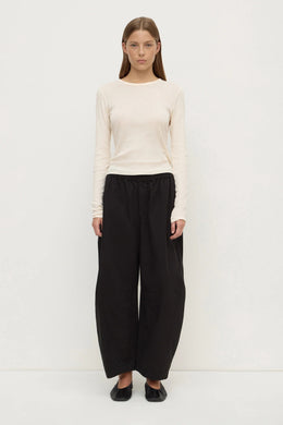 Assembly Label - Lola Barrel Pant, Black
