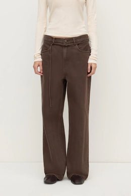 Assembly Label - Loose Fit Jean, Dark Ganache