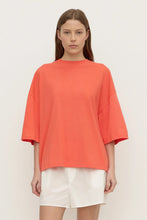Assembly Label - Max Cotton Oversized Tee, Dahlia