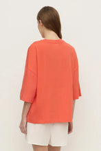Assembly Label - Max Cotton Oversized Tee, Dahlia