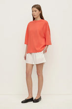 Assembly Label - Max Cotton Oversized Tee, Dahlia