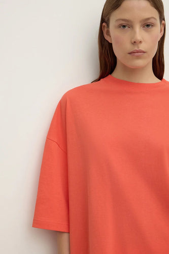 Assembly Label - Max Cotton Oversized Tee, Dahlia