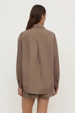 Assembly Label - Micha Poplin Shirt, Dark Sand