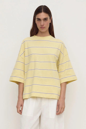 Assembly Label - Nora Cotton Stripe Oversized Tee, Rind Stripe
