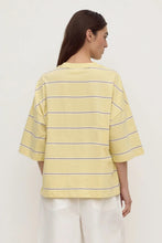 Assembly Label - Nora Cotton Stripe Oversized Tee, Rind Stripe