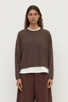 Assembly Label - Odelle Cashmere Knit, Ganache Marle