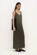 Assembly Label - Pippa Silk Tank Dress, Dark Military