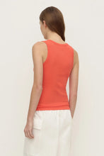 Assembly Label - Robyn Scoop Neck Rib Tank, Dahlia