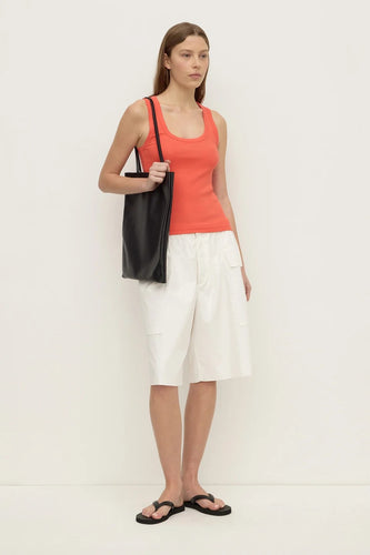 Assembly Label - Robyn Scoop Neck Rib Tank, Dahlia