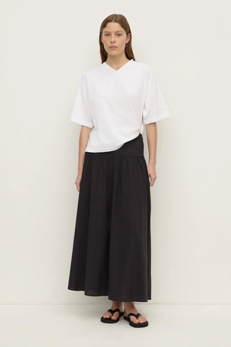 Assembly Label - Sarah Cotton Maxi Skirt, Black
