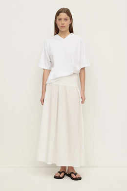 Assembly Label - Sarah Cotton Maxi Skirt, White