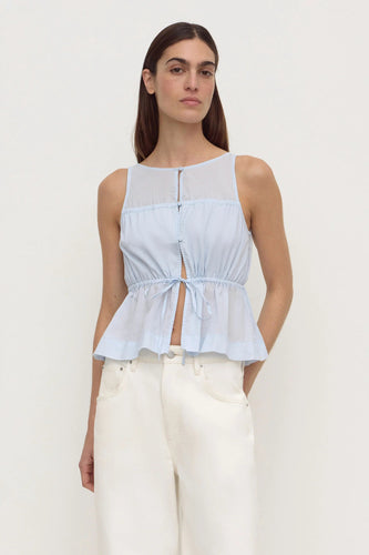 Assembly Label - Suzie Top, Powder Blue