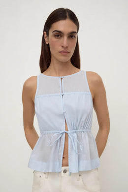 Assembly Label - Suzie Top, Powder Blue