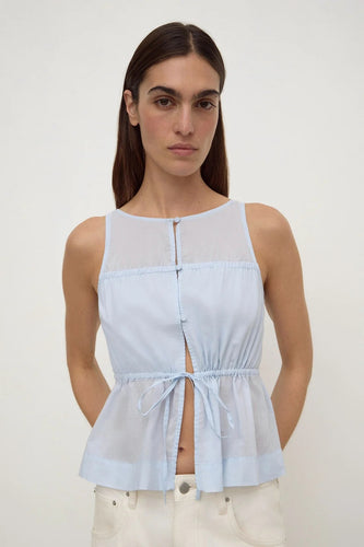 Assembly Label - Suzie Top, Powder Blue