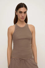 Assembly Label - Tabitha Rib Tank, Dark Sand