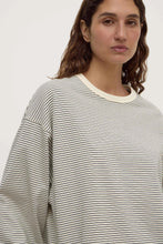 Assembly Label - Malone Stripe Wide Sleeve Tee, Cream/Black