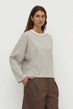 Assembly Label - Malone Stripe Wide Sleeve Tee, Cream/Black