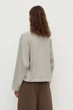 Assembly Label - Malone Stripe Wide Sleeve Tee, Cream/Black